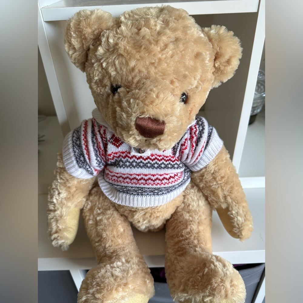 FAO Schwarz 2015 Collector 14" Teddy Bear Stuffed Animal Plush Toy